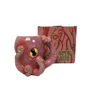CERAMIC PINK OCTOPUS COFFEE M PUNK ENTHUSIASTS 15 OZ Octopus Coffee Cup Mug
